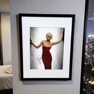 Tricia Helfer Signed Autograph Battlestar Galactica 11X14 Framed & Matted COA